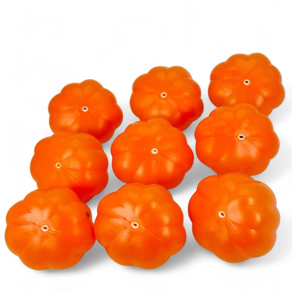 Halloween Pumpkin JOl String Light COVERS ONLY Lot Of 9 Hard Plastic - Picture 6 of 7